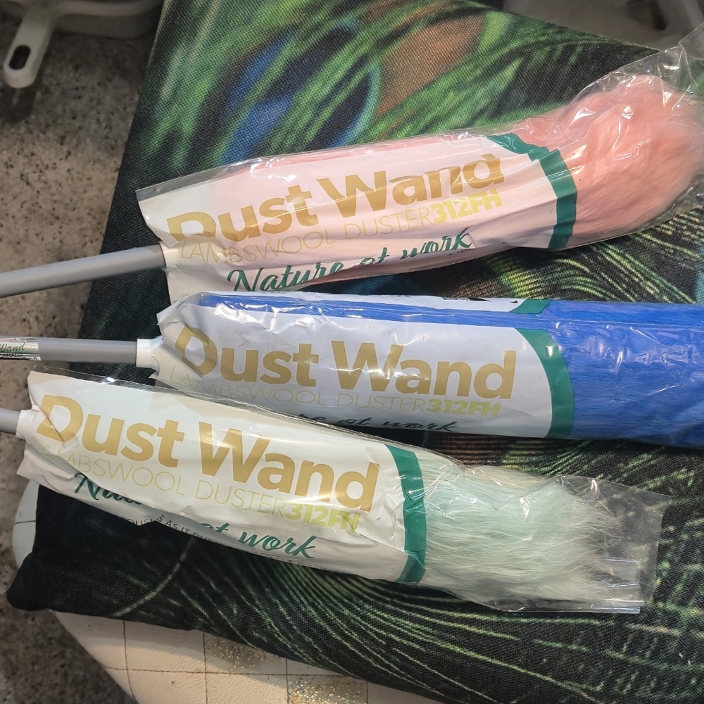 NEW "Dust Wand" Lambswool Duster 3pk